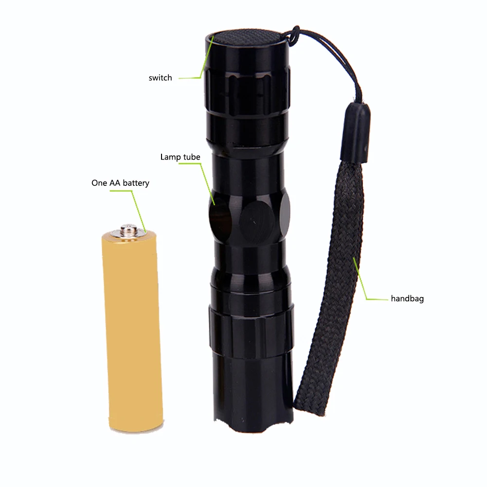 

Super Small Mini LED Flashlight Battery-Powered Handheld Pen Light Pocket Torch for Camping, Outdoor, Emergency