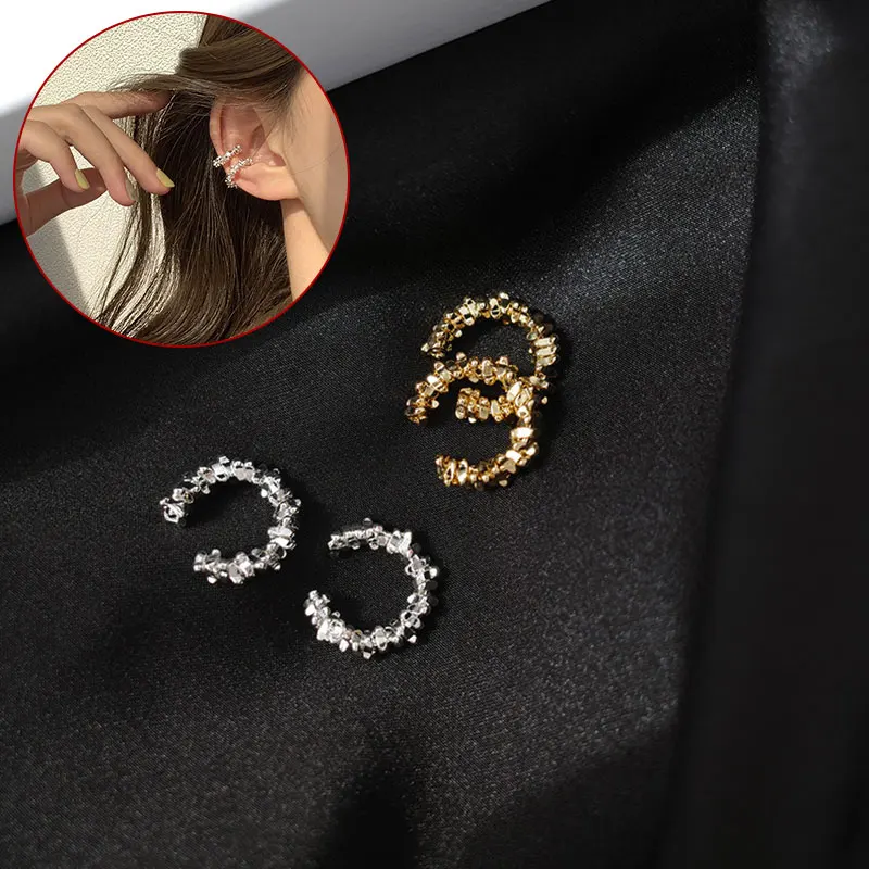 

Everyday Fashion All-match Ear Bone Clip Net Celebrity With The Same Beautiful Exquisite Earrings Popular Earrings Accessories