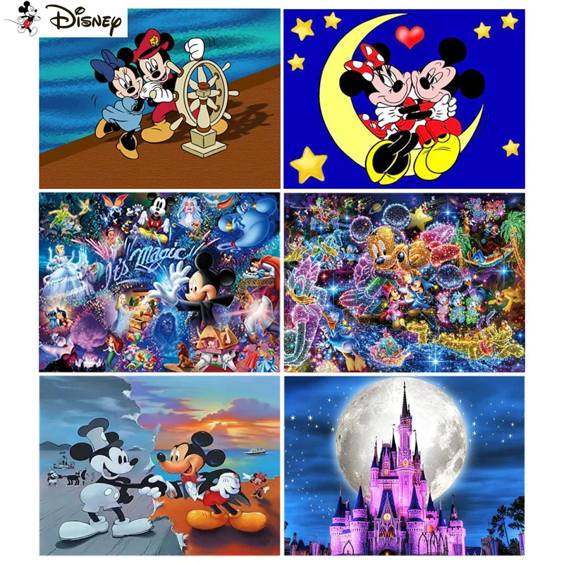Алмазная живопись Disney вышивка крестиком мультфильм Микки Маус полный квадрат