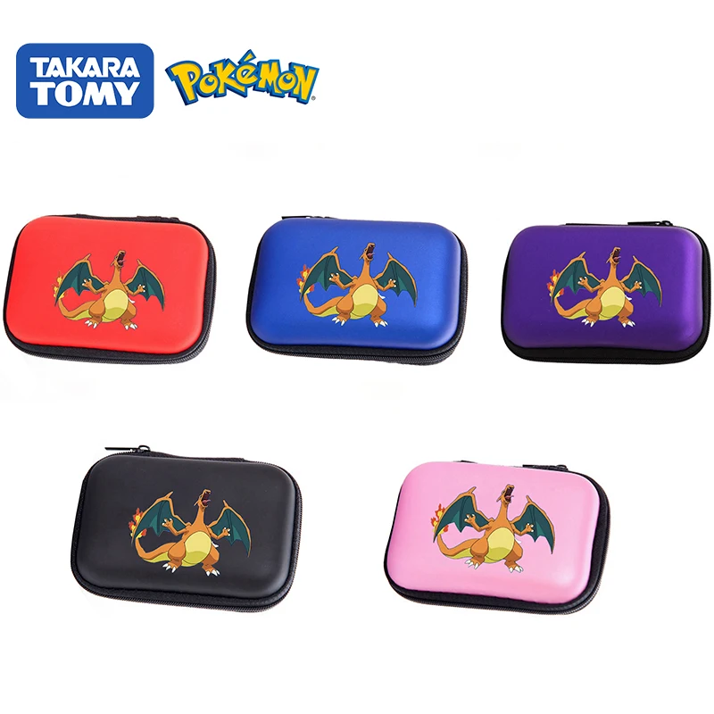 

Держатель карт Pokemon charizard Чаризард, Пикачу, Покемон го, игра, карты, альбом, Жесткий Чехол, 50 вместительных карточек, аниме, коллекционная игр...