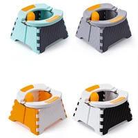 kids foldable toilet seat outdoor portable baby training carry car toilet travel camping tourist road urinal childrens pot wc