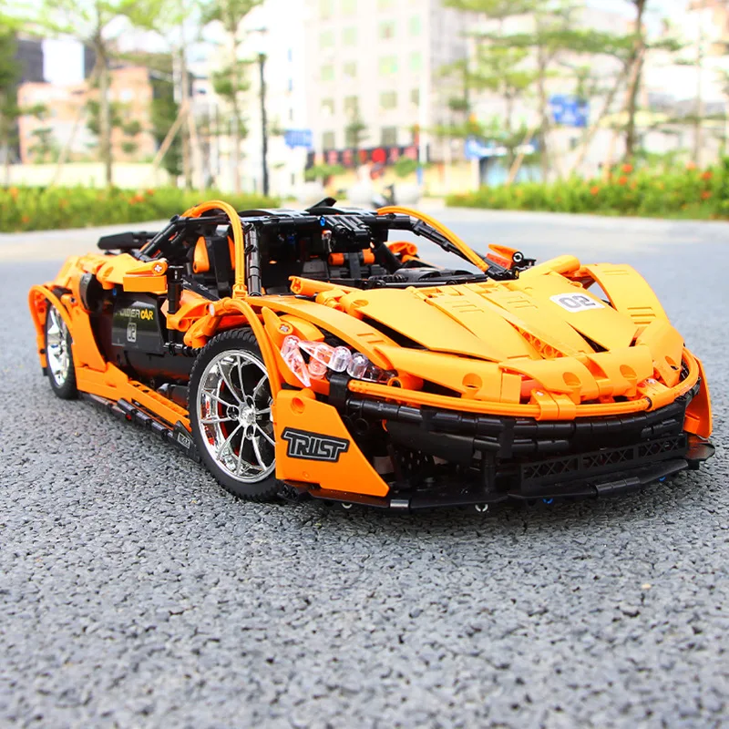 13090D mlaren P1 hypercar APP RCTechnic серия гоночный автомобиль совместимый Iegoset 20087 MOC 16915