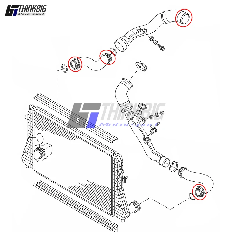 Комплект муфты для шланга в байонетном стиле из сплава 2 * 60-68] / [55-64] [50-50] VW