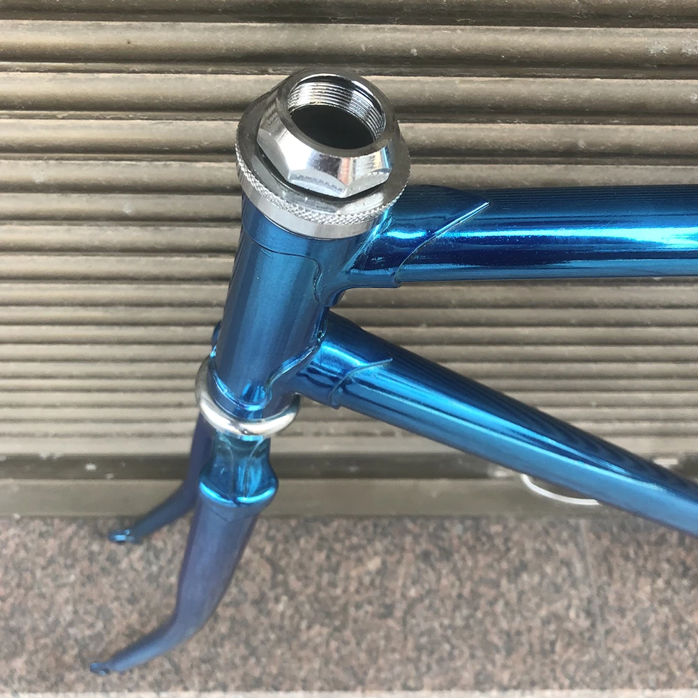 Велосипедная Рама с фиксированной передачей 52 см зеленая винтажная велосипедная