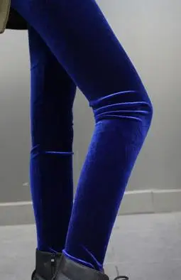 

Woman Spring Flannel Pants Female Autumn Stretch Trousers Women Elastic Waist Bodycon Capris Lady Pencil Pant Women Trouser