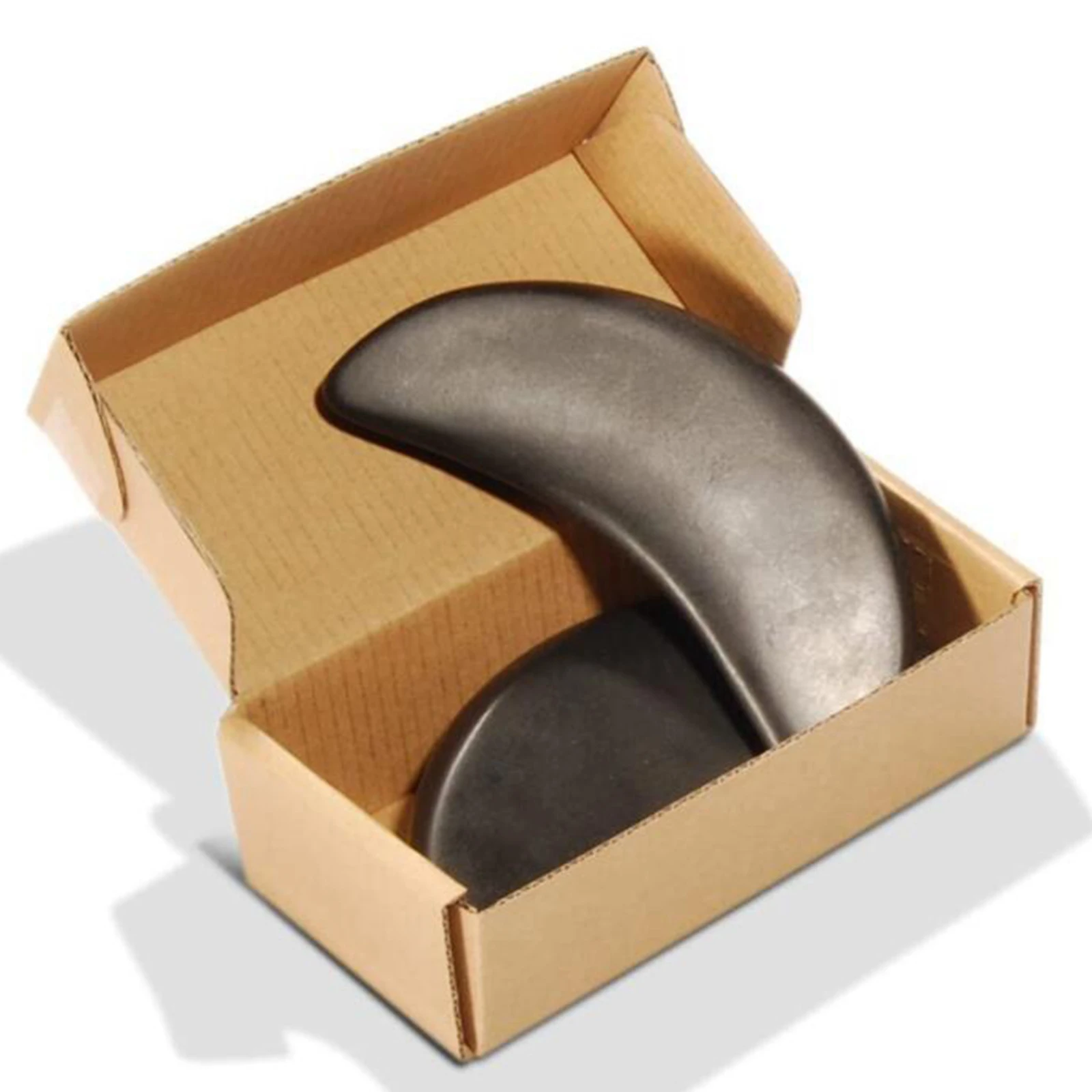 

2x Large Hot Massage Stones Professional Body Basalt Hot Stone 12x5.7x0.2cm