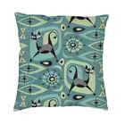 Наволочки для подушек с абстрактным котом среднего века