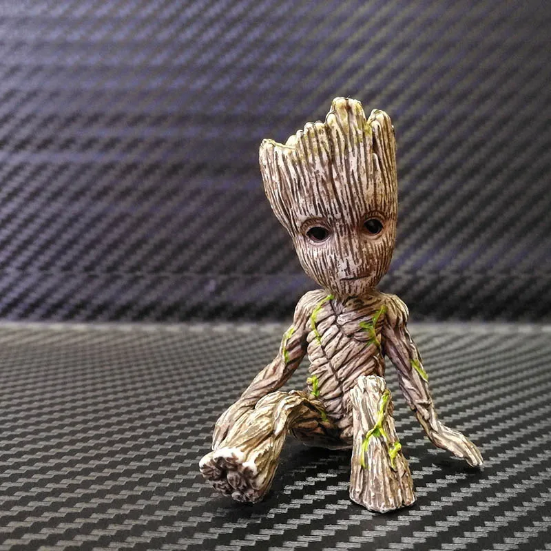 Автомобиль внутренний стражи Галактики дерево человек Грут аниме экшн-фигурка
