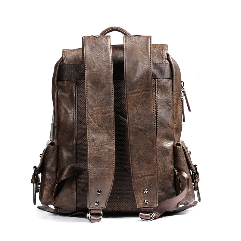 

Oil Wax Retro Backpack Hiking Bag Leisure Outdoor Men's Backpack High-capacity Bags