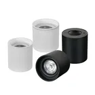 Диммируемый Светодиодный точечный светильник с COB матрицей, угловой Регулируемый потолочный светильник для гостиной, комнатное освещение с поверхностным креплением, 9 Вт, 12 Вт, 15 Вт, 20 Вт