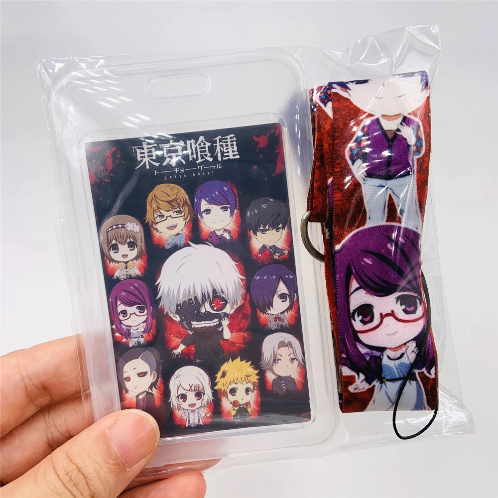 Брелок в стиле аниме Токийский Гуль ремешок на шею шнурки для ключей