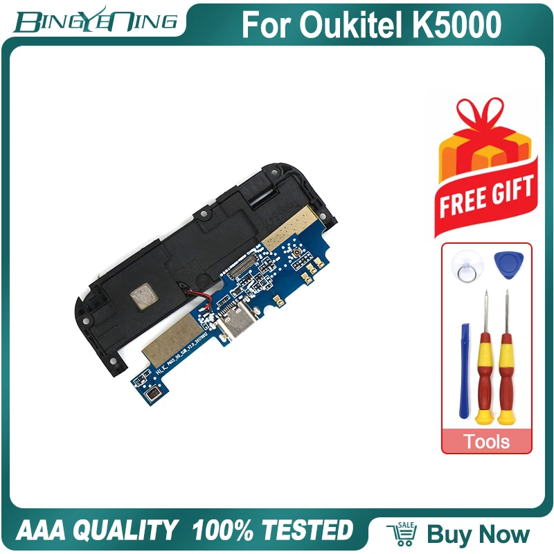 Для Oukitel K5000 плата с зарядным портом USB плата громкоговоритель задний динамик коробка зуммер микрофон Звуковой сигнал