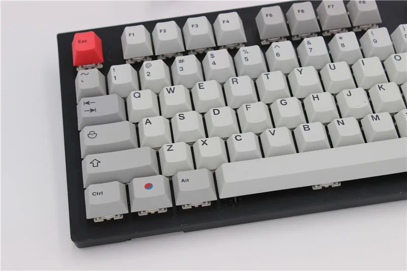 Мини-клавиатура Dye Sub Keycaps гранитный цвет для механической клавиатуры Вишневый японский корень черный шрифт Pbt Keycap Teclado
