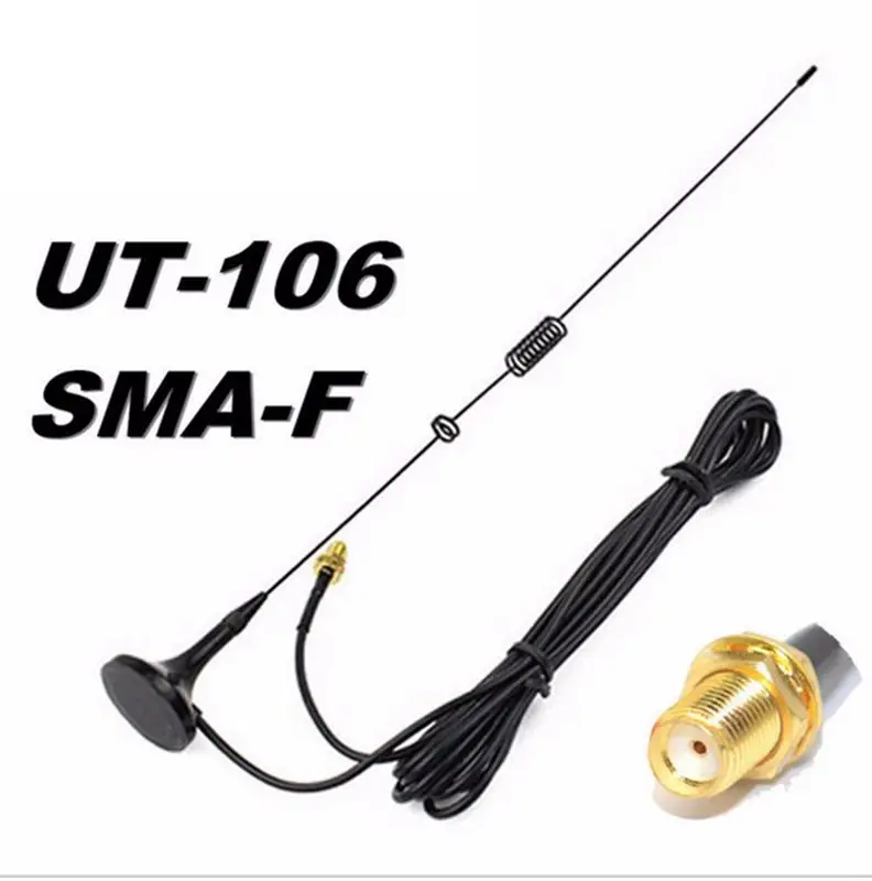 UT-106UV портативная рация антенна алмаз SMA-F UT106 для HAM Радио BAOFENG UV-5R BF-888S UV-82 UV-5RE