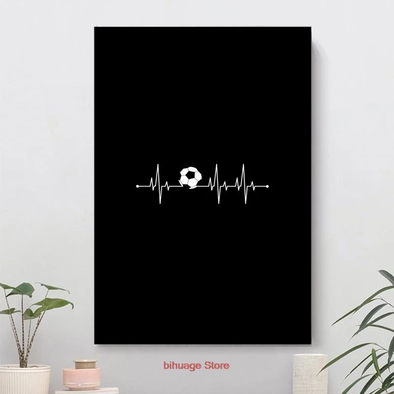 

Постеры и принты на холсте с изображением пульса для футбола, настенные художественные картины для гостиной, дома, офиса, отеля, квартиры