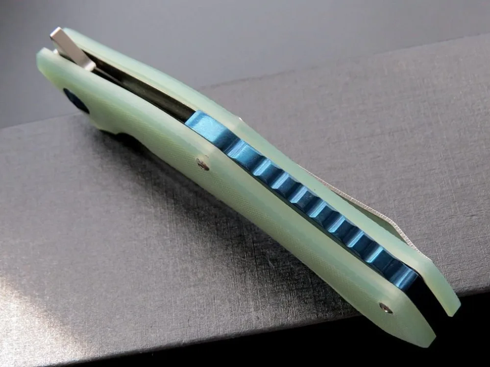 Красивый тактический складной нож D2 лезвие G10 Ручка голубая луна Открытый походный Нож EDC инструменты