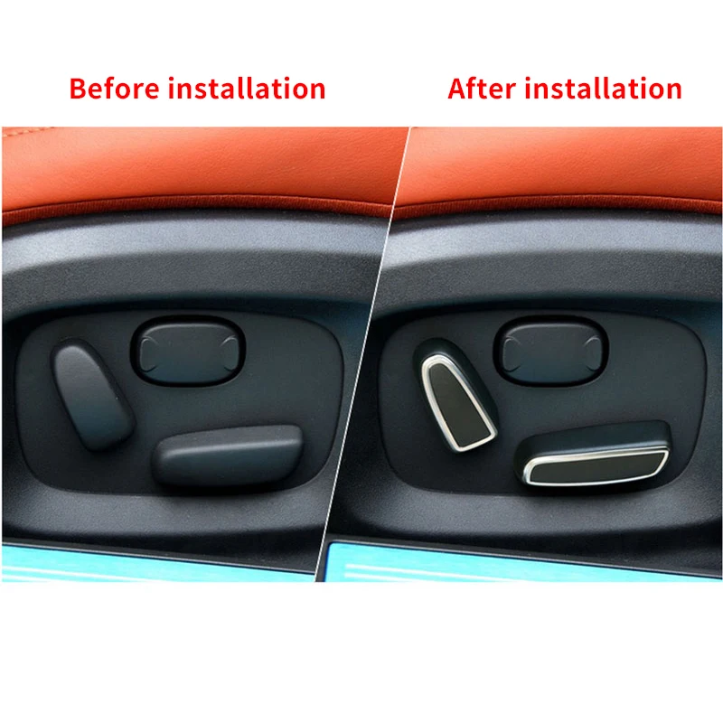 Декоративная накладка для кнопки регулировки автомобильного сиденья Jaguar XF 2008-2015