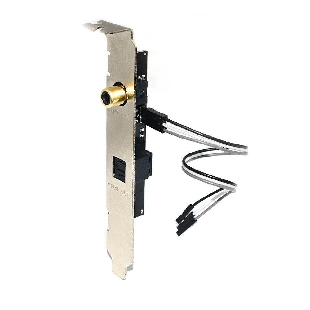 Banhado a Ouro Saída de Código Placa-mãe Universal Spdif Fibra Coaxial Filha Cartão Digital Defletor Interface Fonte Dtsac3lpcm