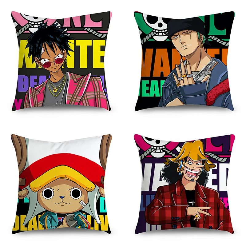 

Fashion One Piece Cushion Cover Cartoon style Pillowcase Chair Living Room Car Sofa Gift Decor Polyester Pillow cover 45cm*45cm