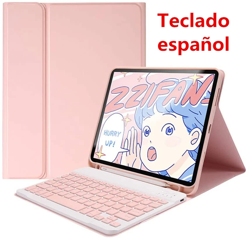 

Чехол для клавиатуры для iPad 9,7 2017 2018 10,2 6-го 7-го поколения Чехол для клавиатуры Bluetooth для iPad Air 1 2 3 Pro 9,7 10,5 11