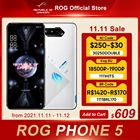 Смартфон Asus ROG 5 5G, оригинальный, игровой, Snapdragon 888, 144 Гц, 65 Вт, 6000 мА  ч, 64 мп, NFC, 12 Гб, 256 ГБ