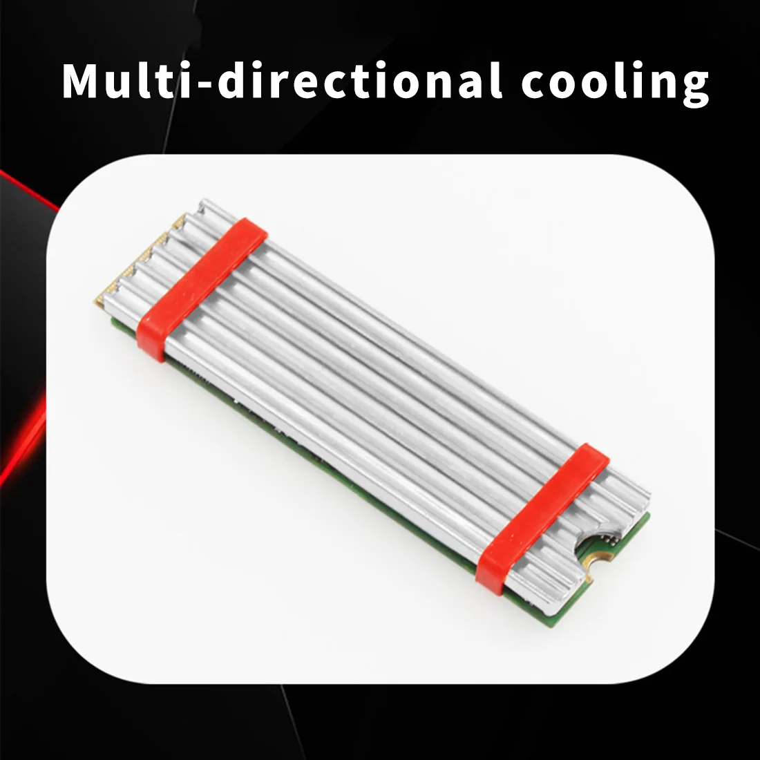 JEYI N80 N82 теплоотвод Золотой бар для NVME NGFF M.2 2280 алюминиевый лист силиконовый