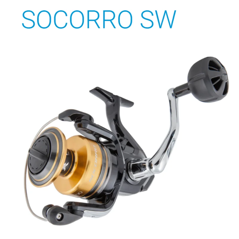 Спиннинговая катушка Shimano Socorro SW 5000 6000 8000 4 + 1 шарикоподшипники редукция 10000: 6. 9:1