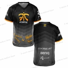 Футболка Fnatic с надписью, футболка LOL League TeesFNC, Униформа команды европейской команды DOTA CSGO с коротким рукавом
