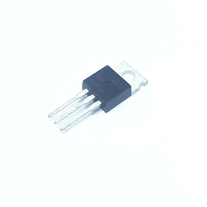10 шт./лот FQP27P06 TO 220 60V 27A FET|Интегральные схемы| |