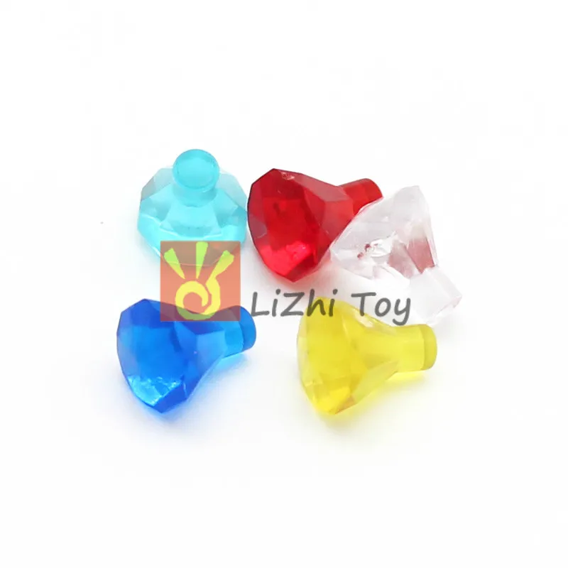 MOC Brick 30153 Rock 1x1 Jewel 24 грани DIY Развивающие строительные блоки Обучающие Игрушки
