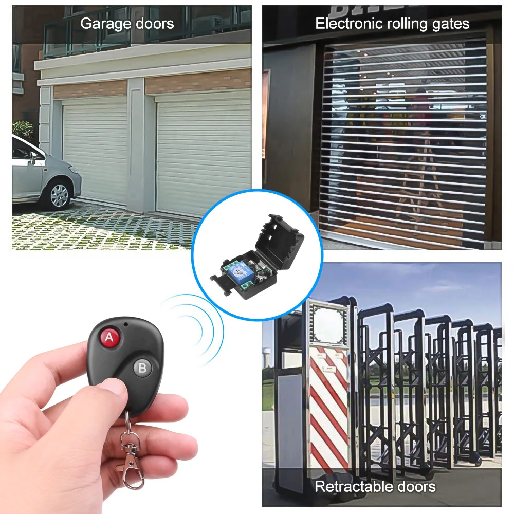kebidu mini 433mhz DC12V 10A remote control Universal Wireless Remote Control Switch Telecomando Transmitter with Receiver | Электроника