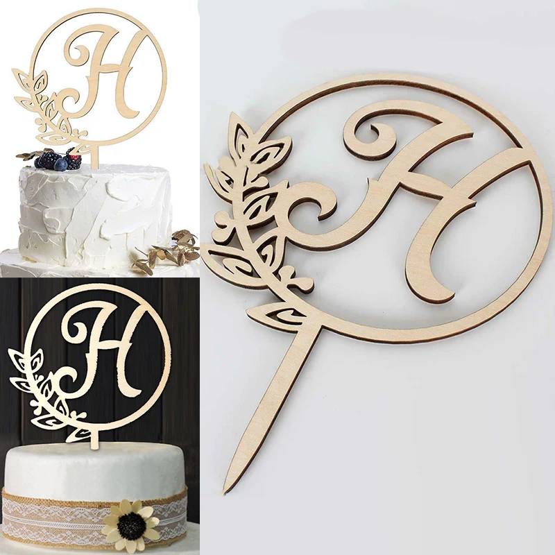 Свадьба Помолвка на дни рождения особые события вечерние торт деревянные буквы H