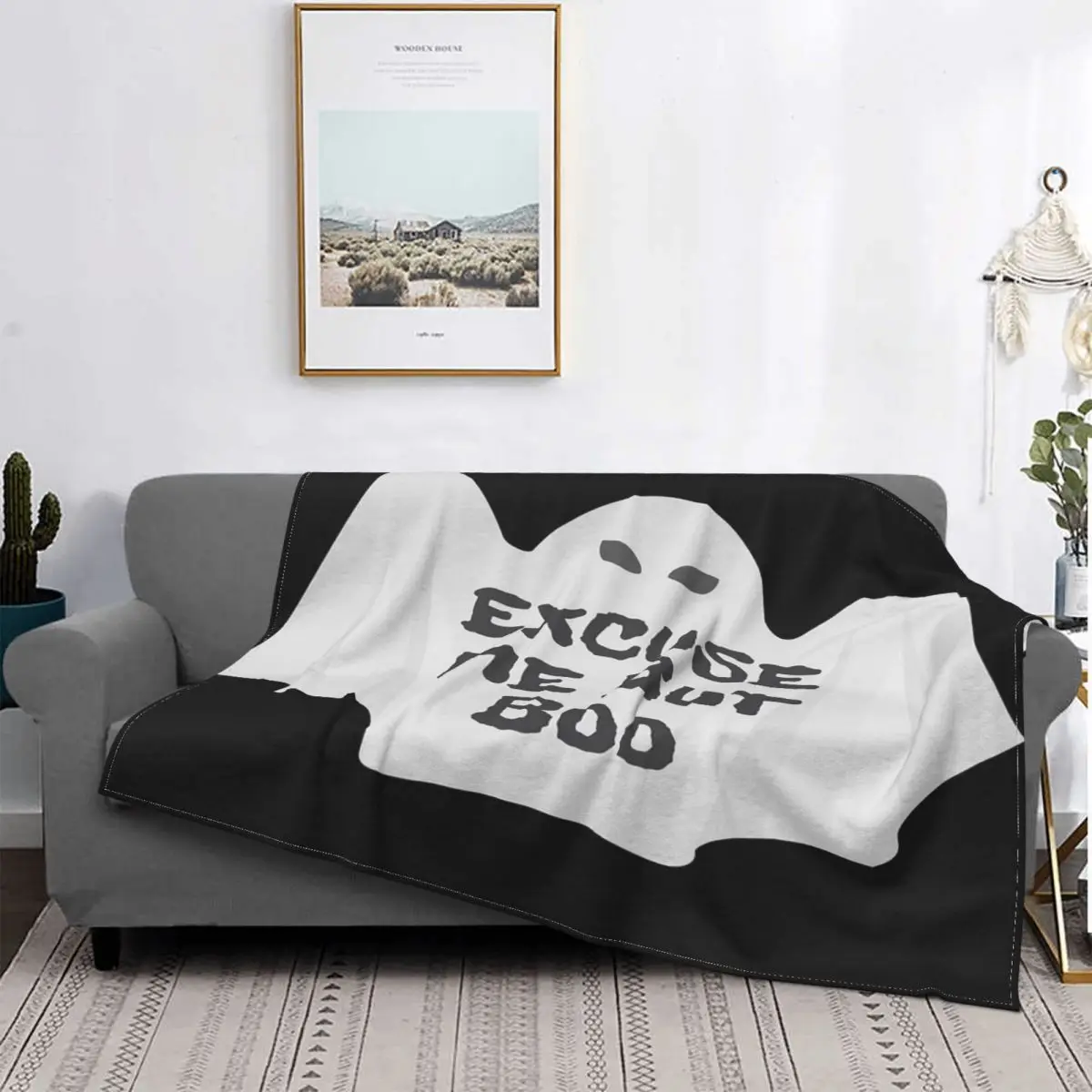 

Среди меня, но Boo-manta a cuadros para cama, manta para sofra, Sudadera con капуча, 1 manta