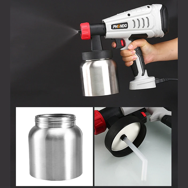 Электрический ручной распылитель краски PHENDO аэрограф для автомобиля мебели