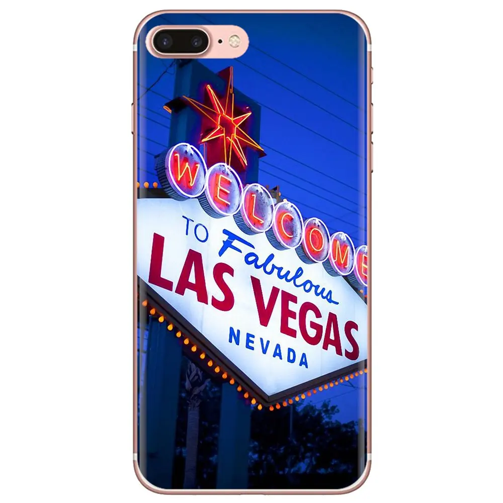 For Meizu M6 M5 M6S M5S M2 M3 M3S NOTE MX6 M6t 6 5 Pro Plus U20 Silicone Phone Bag Case Las Vegas Casino Strip Nevada USA Poster | Мобильные