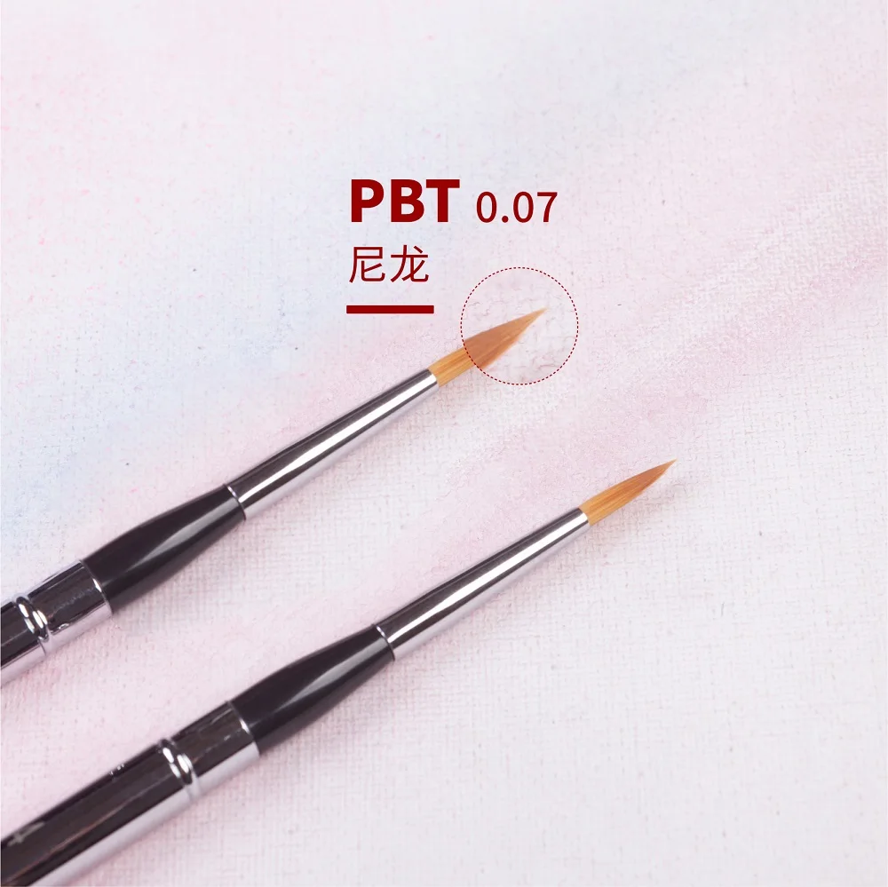 Watercolor Brush Set - 2 Pcs PBT-780 Taklon Hair with Portable PU Pouch - Travel Artist Paint Brushes image 3