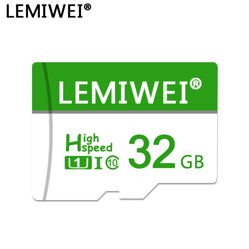 Класс 10 карта памяти 64 ГБ 32 16 8 TF флэш LEMIWEI высокоскоростная U1 C10 для телефона|Карты