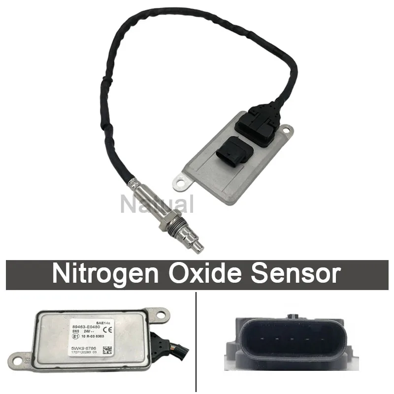 Датчик лямбда оксида азота NOX оригинальный 24V для грузовика Toyota Hino 5WK96786 5WK9 6786 89463-E0480 89463E0480 89463 E0480.