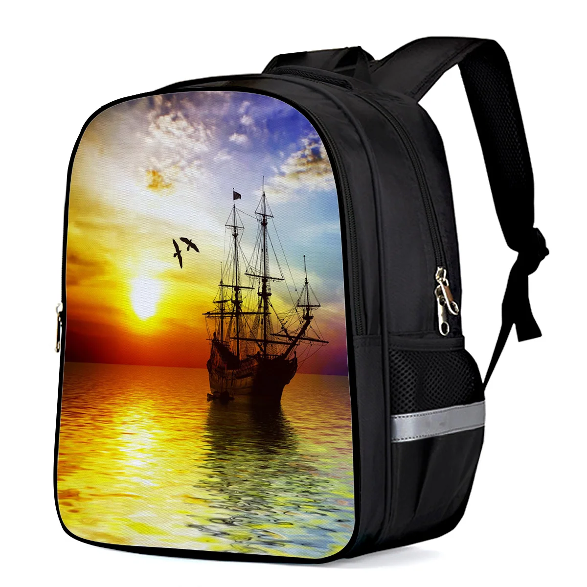 Мяч красный Конус Рождество бисером рюкзак детский школьный роскошный Оксфорд