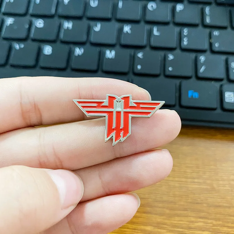 Wolfenstein The New Colossus Logo Brooch Video Game Fans Proud Decor | Украшения и аксессуары