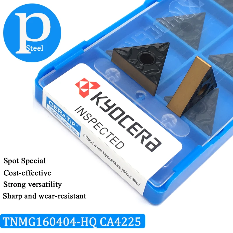 

10PCS 100% Original TNMG160404 HQ CA4225 Bicolor Carbide Inserts For Steel TNMG 160404 High Quality Turning Tool CNC Lathe Tools