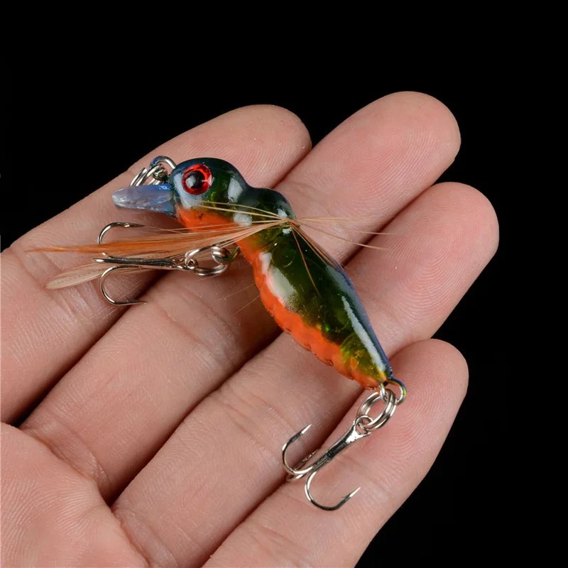 1 2 шт. искусственный пчела образный рыболовные приманки 4 5 см 3 6 г Масло Fly