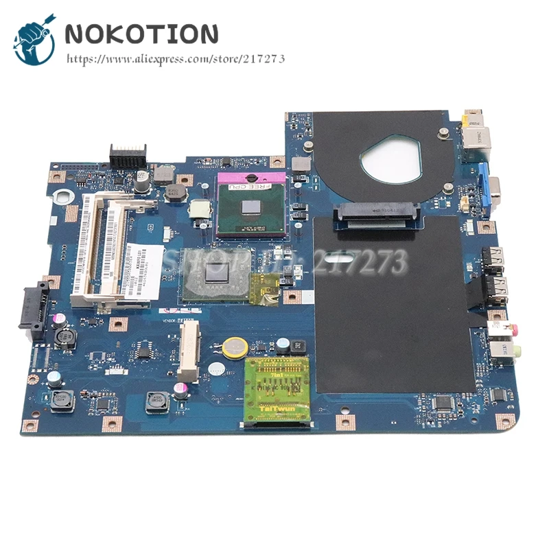 NOKOTION MBN5402001 MB. N5402.001 материнская плата для ПК acer eMachines E525 E725 5732Z основная плата KAWF0 LA-4851P DDR2 Бесплатный процессор