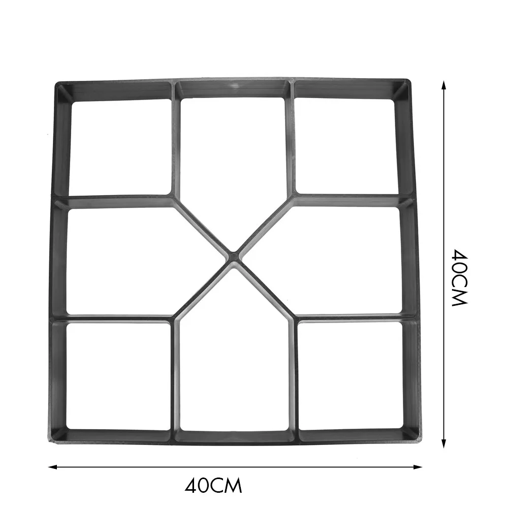 Садовая форма для дорожек DIY многоразовая изготовления бетонных цементных