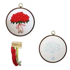 Набор для вышивки крестиком сделай сам, Набор для вышивки крестом с обручем для начинающих, рукоделие, искусство