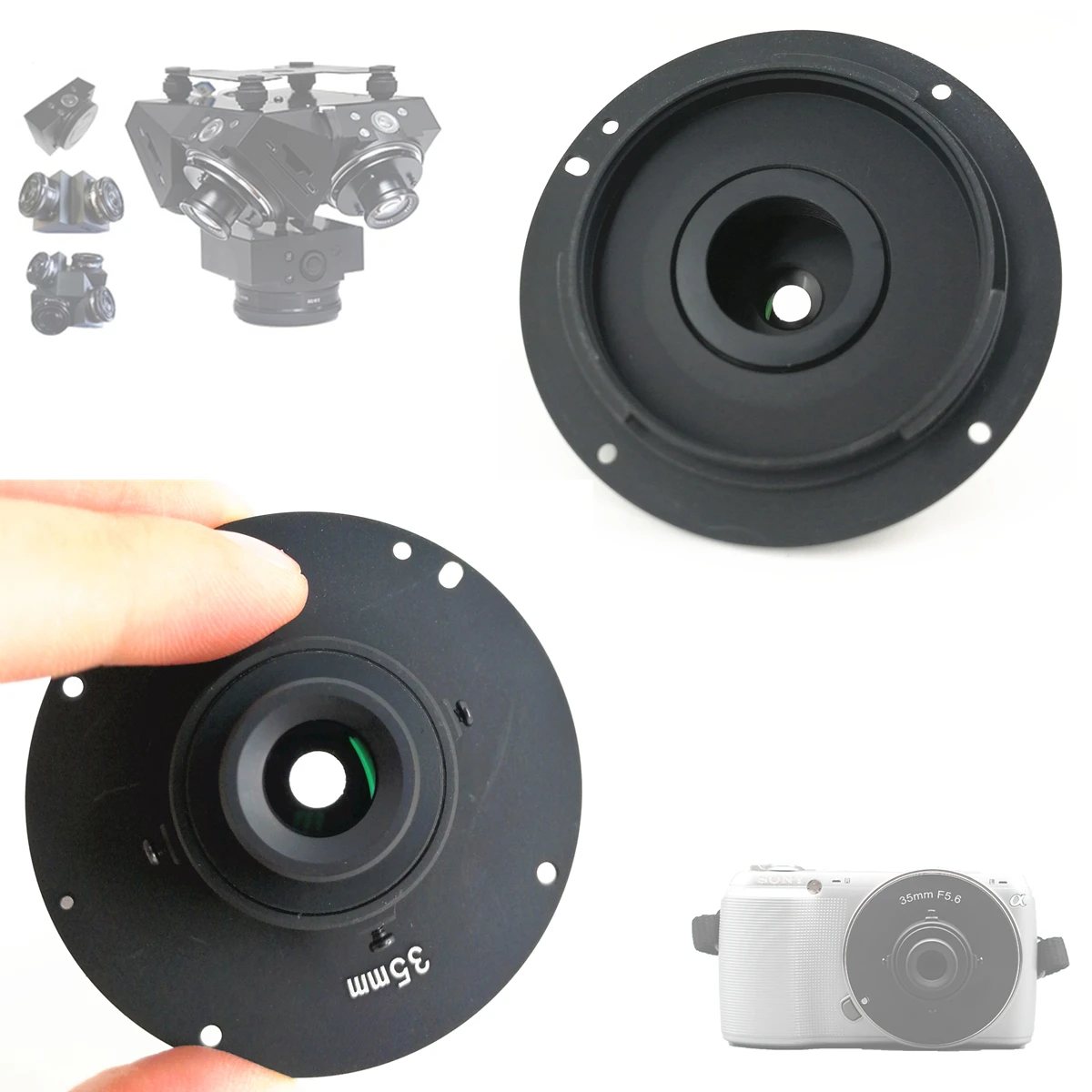 Kaxinda 35mm f/5,6 БПЛА Drone Aerial Руководство объектив для sony E крепление NEX A6500 A6400 A6300 A6000 a5100 A5000 NEX7 косой фотография