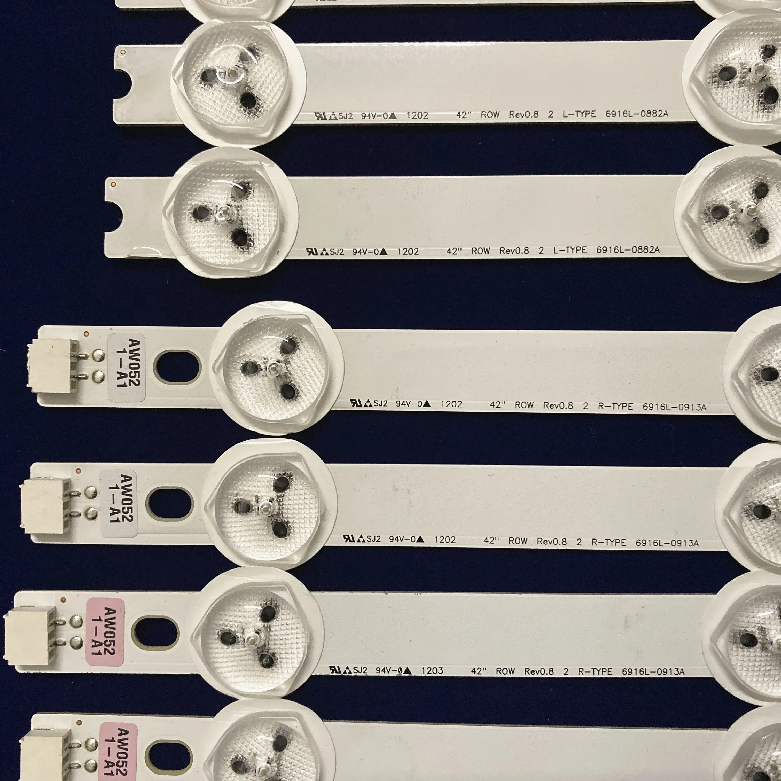 Светодиодная лента для подсветки 874 мм 12 светодиодов LG TCL L42F1300 3D 6916L 0882A 0913A LC420DUN SE 42