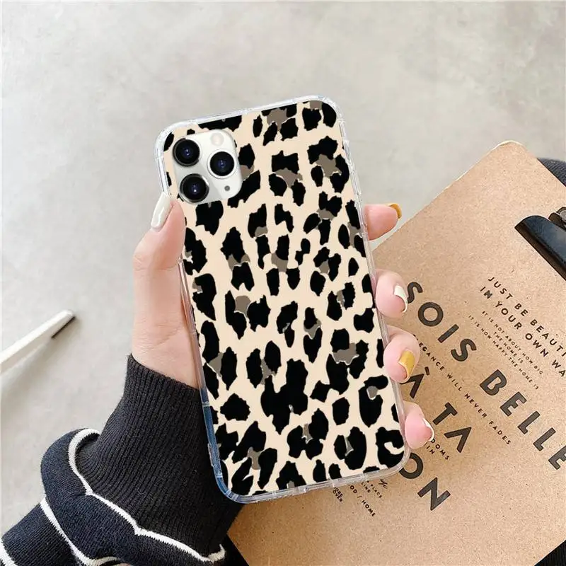 

Fashion tiger leopard print Phone Case for iPhone 11 12 mini pro XS MAX 8 7 6 6S Plus X 5S SE 2020 XR