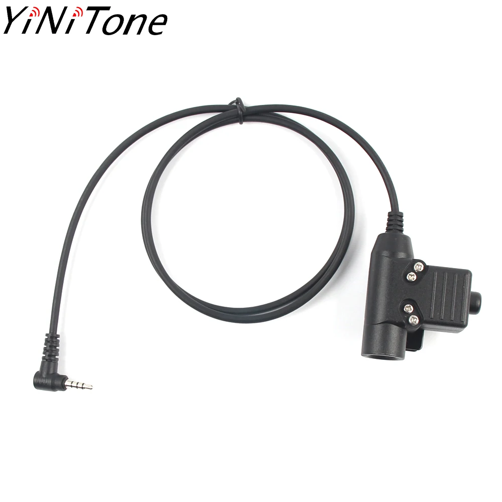 Military Headset U94 PTT For COMTAC MSA EARMOR TCA TRI NATO plug for Standard Version Yaesu Vertex VX-3R VX-110 FT-10R