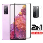 Защитное стекло для экрана и объектива камеры Samsung galaxy S20 FE 2020, 50, 70, A51, 71